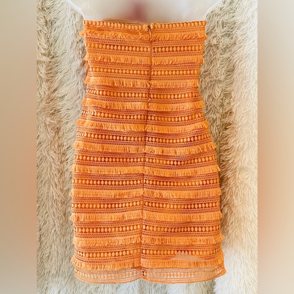 “ let me be fringed” 🍊tubed mini dress for Anthropologie - Picture 12 of 13